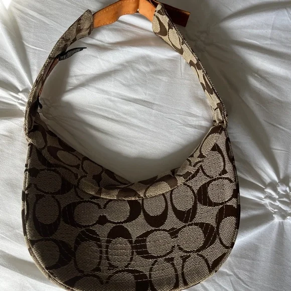 Coach Signature Beige Women's Visor - Picture 6 of 7